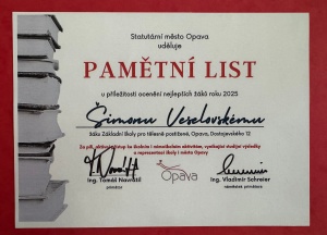 pamětní list